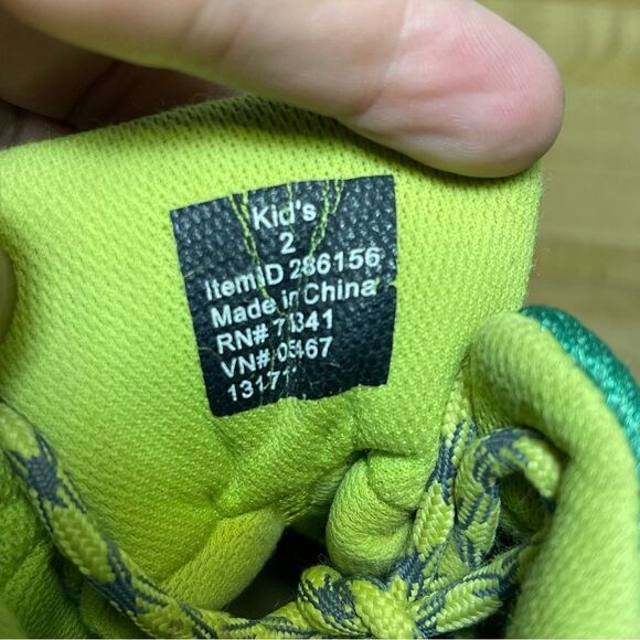 LL Bean Tek 2.5 Kids Waterproof Hiking Boots Kids Size 2 Dark Loden 286156 - Picture 5 of 6